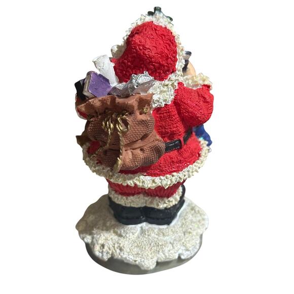 Ks Collection Santa Claus Figurine 4 3/4" Resin Christmas Decor - Picture 2 of 3